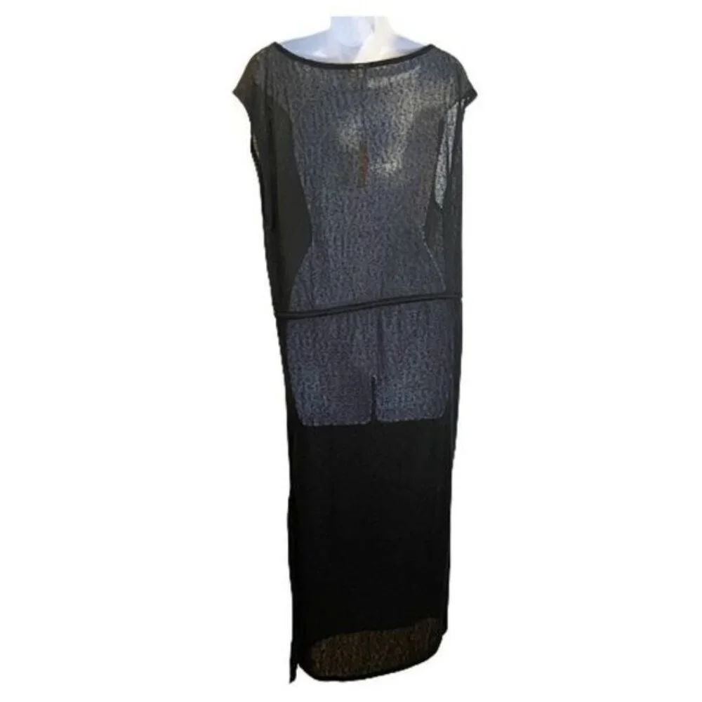 Women's Sexy Swimsuit‎ Cover Ups Casual See Through Sheer Long Maxi Dress
